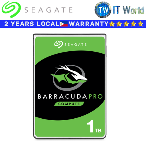 [ST1000LM048] Seagate Hard Drive HDD for Laptop Barracuda 1TB 2.5" 128MB 5400RPM SATA 6Gb/s (ST1000LM048)