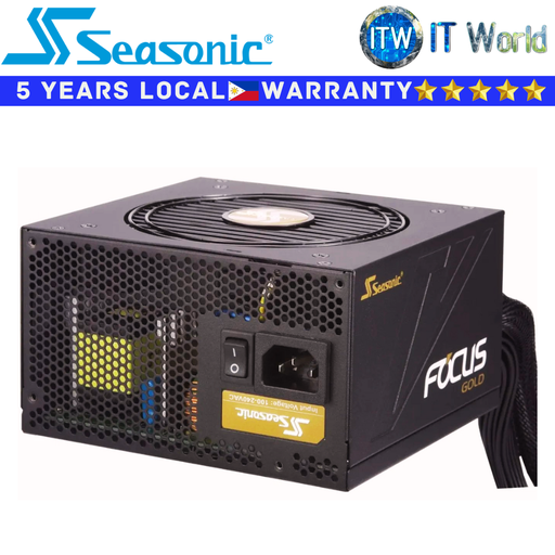 [SSR-550FM] Seasonic PSU 550W Power Supply Unit Focus GM-550 80+ Gold ATX 12 V Semi-Modular (SSR-550FM)