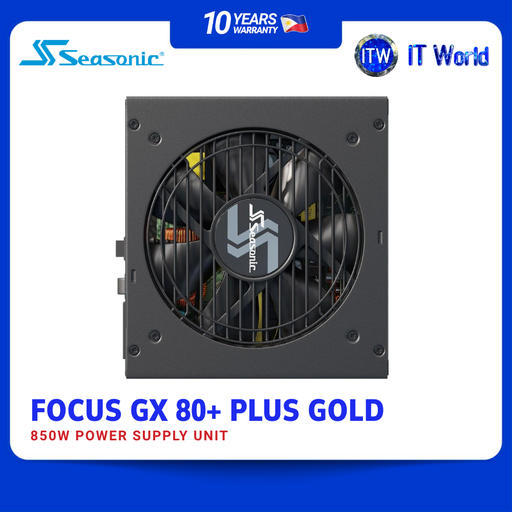 [SSR-850FX] Seasonic FOCUS GX-850 850W 80+ Gold ATX Fully Modular Power Supply Unit (SSR-850FX) | itw