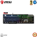 MSI Vigor GK50 Elite Kailh Blue - USB 2.0, Per-key RGB Mystic Light Gaming Keyboard