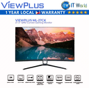 Viewplus ML-27CK - 27” VA, DP/HDMI, 1ms, Adaptive Sync, 144Hz QHD Curved Gaming Monitor