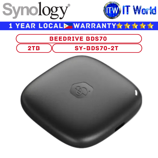 [SY-BDS70-2T] Synology Beedrive BDS70 Personal Backup Hub 2TB (SY-BDS70-2T)