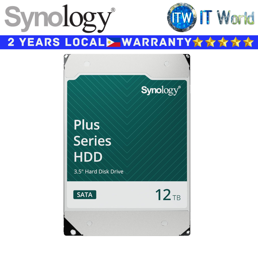 [SY-HAT3310-12T] Synology Hard Drive HDD Plus Series HAT3310 12TB 3.5" 7200RPM SATA 6Gb/s (SY-HAT3310-12T)