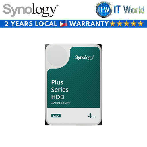 [SY-HAT3300-4T] Synology Plus Series 3.5" SATA Internal Hard Drive HDD 4TB (SY-HAT3300-4T)