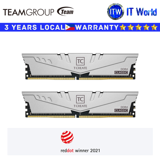 [TTCCD48G3200HC22BK] Teamgroup Classic DDR4 RAM 16GB(2x8GB) 3200MHz CL22 Desktop Memory (TTCCD48G3200HC22BK)