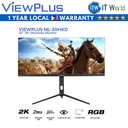 Viewplus ML-30HKD - 30” IPS, HDMI/DP, 200Hz, 2ms, Adaptive Sync, 2K Ultrawide Gaming Monitor