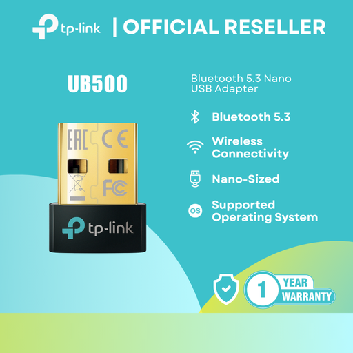 [UB500] TP-Link UB500 | Bluetooth 5.3 Nano USB Adapter / PC & Laptop Wireless Dongle | itw