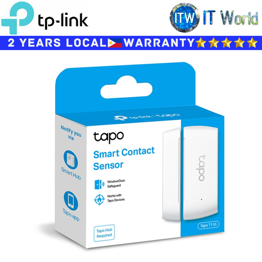 [Tapo T110] Itw | TP-Link Smart Sensor Tapo T110 Smart Contact Sensor Real-Time Monitor Smart Automation