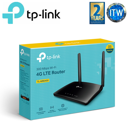 [TL-MR6400] TP-Link Wireless Router TL-MR6400 300Mbps on 4G LTE Network
