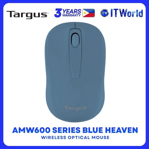 [AMW60005AP-BLUE HEAVEN] Targus AMW600 2.4 GHz Wireless Optical Mouse for Desktop and Laptop itw