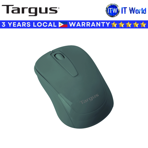 [AMW60007AP-GRANITE GREEN] Targus Wireless W600 Wireless Optical Mouse – 2.4GHz Wireless, – Granite Green (AMW60007AP)