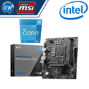 i5-12400F Processor w/ MSI Pro H610M-E Micro-ATX LGA1700 DDR4 Motherboard Bundle