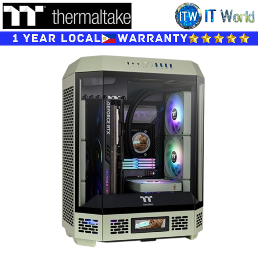 [CA-1Z1-00MEWN-00 Matcha Green] Thermaltake Computer PC Case The Tower 600 Mid Tower (Black|Snow|Hydrangea Blue|Matcha Green) | itw