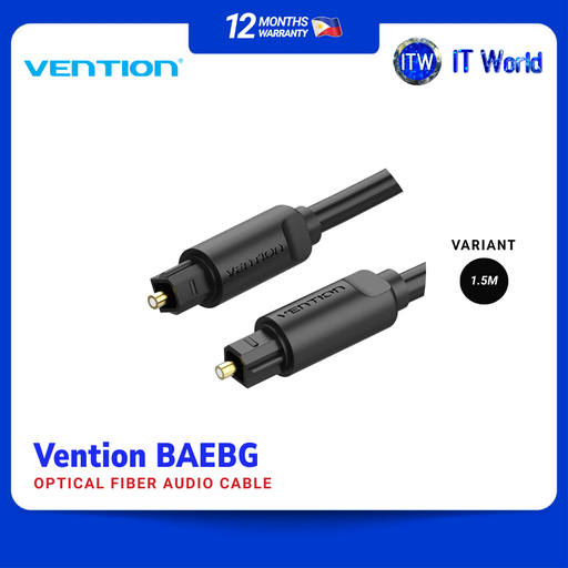 [BAEBG] Vention Optical Fiber Audio Cable 1.5M (BAEBG) | itw