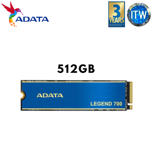 [AD-ALEG-710-512GCS] ITW | ADATA Legend 710 PCIe Gen3 x4 M.2 2280 SSD (256GB / 512GB / 1TB) (512GB)
