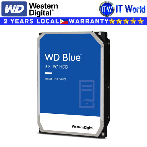 [WD40EZAX-22C8UB0] Western Digital Hard Drive HDD 4TB WD Blue 3.5" 256MB 5400RPM Internal (WD40EZAX)