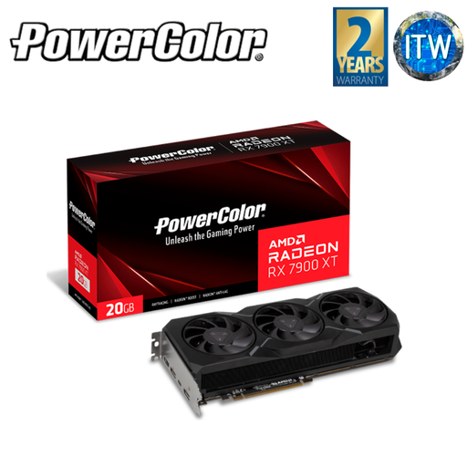 [RX7900XT 20G] Powercolor Radeon RX 7900 XT 20GB GDDR6 Graphic Card