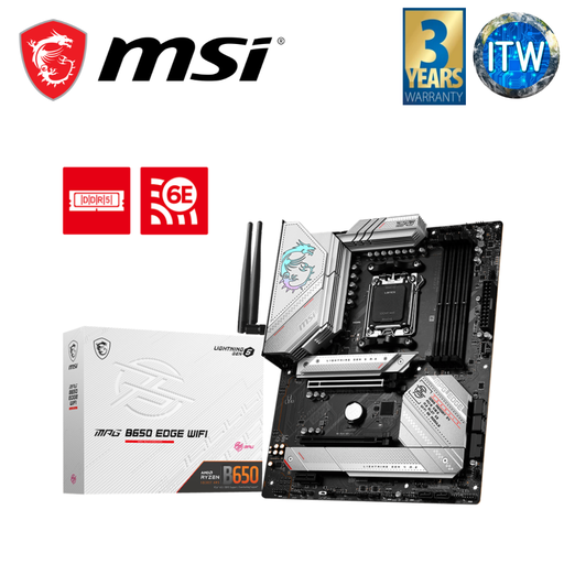 [B650 EDGE WIFI] MSI MPG B650 Edge WiFi ATX AM5 DDR5 Motherboard