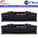 G.Skill DDR4 RAM 16GB (2x8GB) 3200Mhz Ripjaws V Unbuffered Desktop Memory (F4-3200C16D-16GVKB)