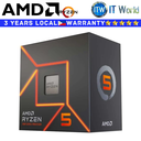 AMD Ryzen™ 5 7600, 6-Core, 12-Thread with Wraith Stealth Cooler Processor