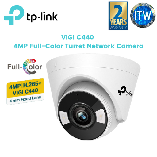 [VIGI C440] TP-Link C440 4MP Full-Color Turret Network Camera