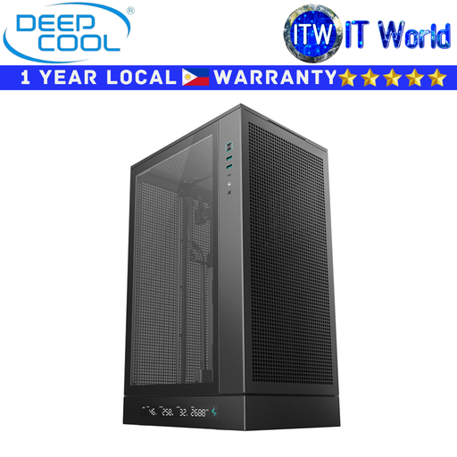 [R-CH270-BKNDM0-G-1] Deepcool Computer PC Case CH270 Digital Mini-Tower up to M-ATX Tempered Glass Black (R-CH270-BKNDM0-G-1)