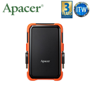 Apacer AC630 Orange 1TB USB3.2 Gen1 Shockproof Waterproof Portable Hard Drive(AP1TBAC630T-1)