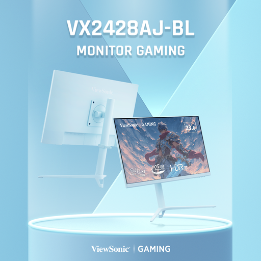 [VX2428AJ-BL] ViewSonic VX2428AJ Series | 24" Fast IPS 240Hz FHD Gaming Monitor | itw