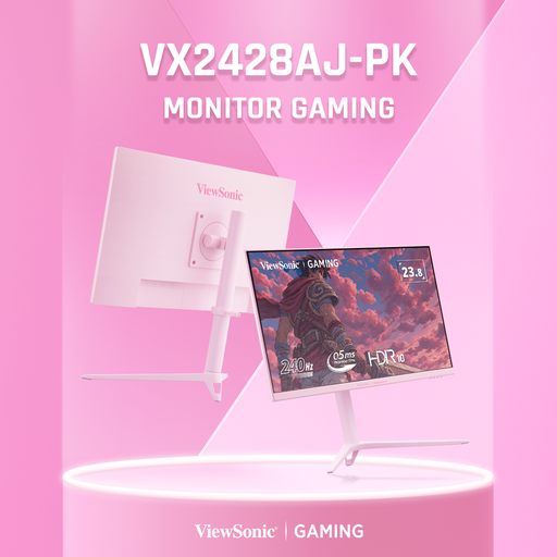 [VX2428AJ-PK] ViewSonic VX2428AJ Series | 24" Fast IPS 240Hz FHD Gaming Monitor | itw