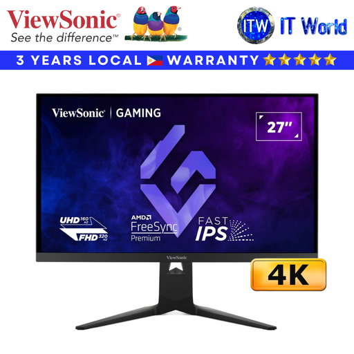 [XG275D1-4k] Viewsonic Gaming Monitor XG275D1-4K 27" 3840x2160 UHD / 160Hz / IPS / 0.5ms GTG / Flicker-free