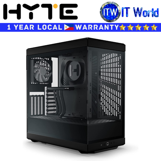 [CS-HYTE-Y40-B] Hyte Computer PC Case Y40 ATX Mid Tower Mainstream Vertical GPU Case Black (CS-HYTE-Y40-B) (Black)