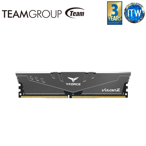 [TLZGD48G3200HC16C01] TeamGroup T-Force Vulcan Z 8GB (8GBx1) 3200Mhz CL16-18-18-38 1.35V DDR4 Desktop Memory