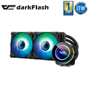 Darkflash Twister DX240 V2.6 Liquid CPU Cooler (Black and White)