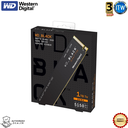 Western Digital SN770 WD Black 1TB - NVMe Gen4 PCIe, M.2 2280, Internal Gaming SSD WDS100T3X0E-00B3N0