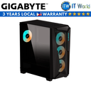 Gigabyte C301 Glass V2 Black Mid Tower Tempered Glass PC Case (GP-C301G-V2)
