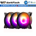 Darkflash C6 3in1 Aurora Spectrum ARGB Single Mode Cooling Fan (Black)