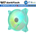 Darkflash C6 Single Fan Aurora Spectrum ARGB Cooling Fan (Neo Mint)