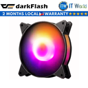Darkflash C6 Single Fan Aurora Spectrum ARGB Cooling Fan (Black)