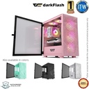 Darkflash DLM21 MESH Micro ATX Computer Case with Tempered Glass Side Panel & Mesh Front Panel