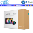 Deepcool CPU Cooler Fan LS520 Black ARGB Fan and Premium Liquid Fluid Dynamic Bearing