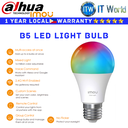 Dahua Imou B5 Color Light Bulb 9W WiFi 806Lumens Custom Scenes Voice Command