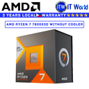 AMD Ryzen 7 7800X3D 8-Core, 16-Thread, 4.2Ghz Base up to 5.0GHz Desktop Processor without Cooler