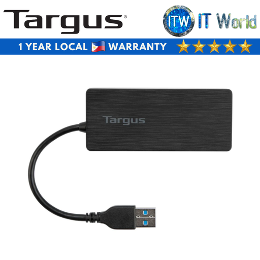 [ACH154AP-91 BLACK] Targus ACH154 Black USB 3.0 4-Port Hub (ACH154AP-91 BLACK)