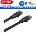 ITW | Unitek Cat6 UTP RJ45 Flate Ethernet Cable 10M (C1813GBK)