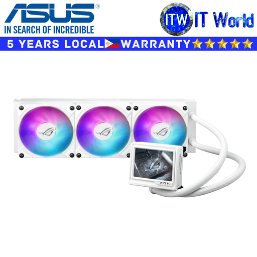 [ROG RYUJIN III 360 ARGB EXTREME WHITE] ASUS CPU Cooler Fan ROG Ryujin III 360 ARGB Extreme White Edition