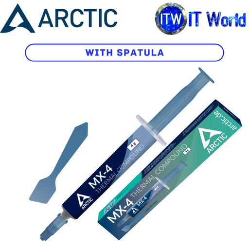 [ACTCP00031B MX-4 (4g) with Spatula] Arctic Thermal Paste MX-4 4g Premium Performance with spatula (ACTCP00031B)