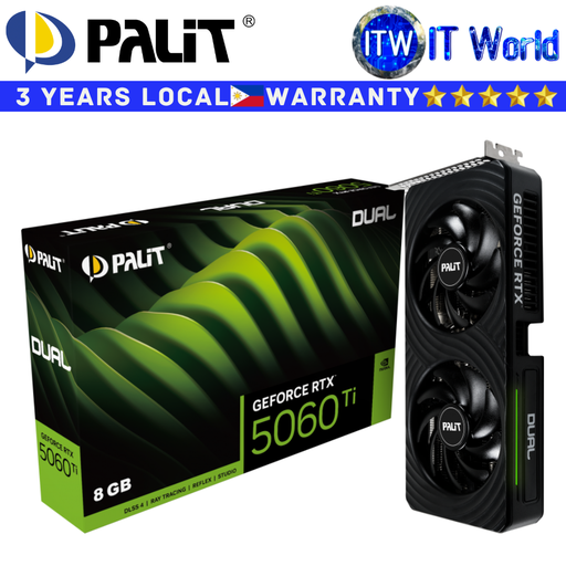 [NE7506T019P1-GB2062D] PALIT RTX5060Ti DUAL 8GB GDDR7