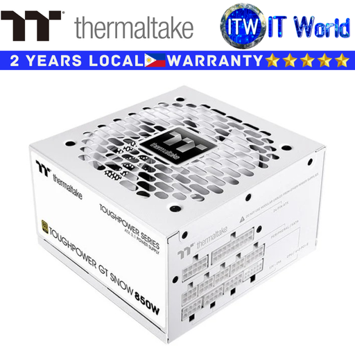 [PS-TPT-0850FNFAGU-W] Thermaltake PSU 850W Toughpower GT850W Snow 80+ Gold Full Modular (PS-TPT-0850FNFAGU-W)
