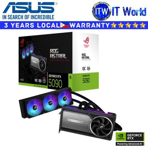 [ASUS ROG-ASTRAL-LC-RTX5090-O32G-GAMING] ASUS RTX 5090 OC 32GB GDDR7 ROG Astral LC Gaming Geforce Graphic Card
