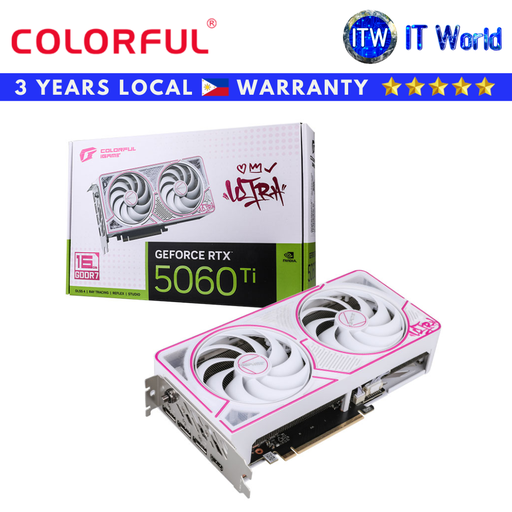 [IGAME GEFORCE RTX 5060 TI ULTRA W DUO OC 16GB-V] Itw | Colorful RTX 5060 OC 16GB-V TI Ultra W Duo  NVIDIA GeForce Graphics Card